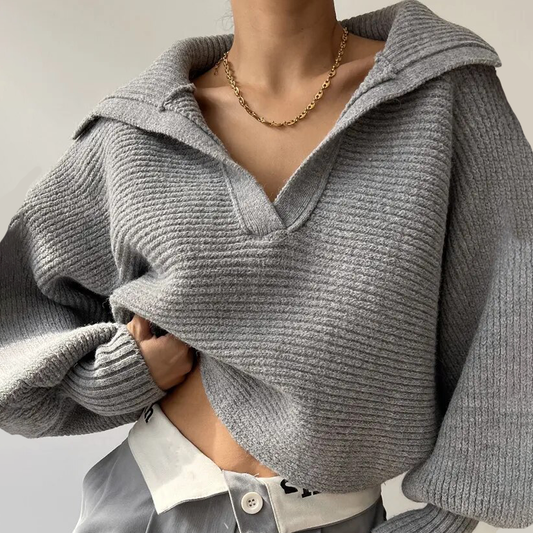 Amélie Veloura™ Chunky Knitted Sweater